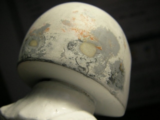 ワイルドウイリス　ドライバー人形の塗装　ヘルメット下地２